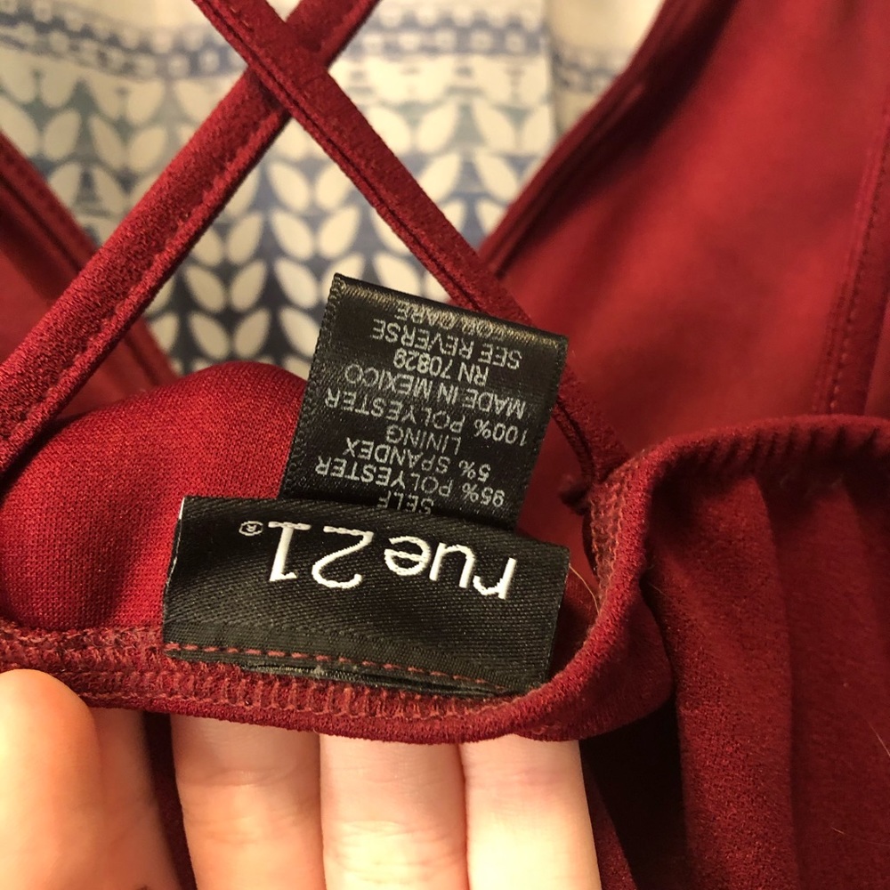 Red Backless Dress ❤️